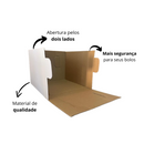 KIT 10 unidades - Caixas de bolo Alta branca