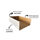 Kit 10 caixas para bolo Alto resistente