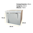 KIT 10 unidades - Caixas de bolo Alta branca