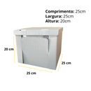 KIT 10 unidades - Caixas de bolo Alta branca