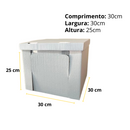 KIT 10 unidades - Caixas de bolo Alta branca